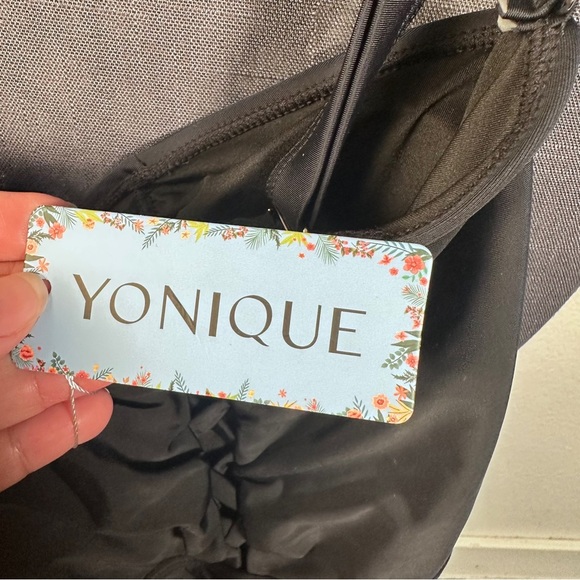 Yonique Women Plus Size One Piece Swimsuits Tummy Control Bathing Suits Size 18W - Picture 10 of 12